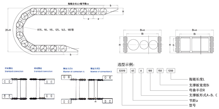 钢制拖链